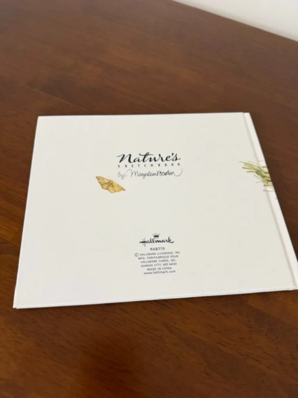 Vintage Hallmark Marjolein Bastin Guest Book Nature’s Sketchbook RA8770